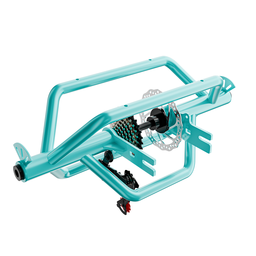 Rear axle for TK1 Fat Tire – Durable and Reliable