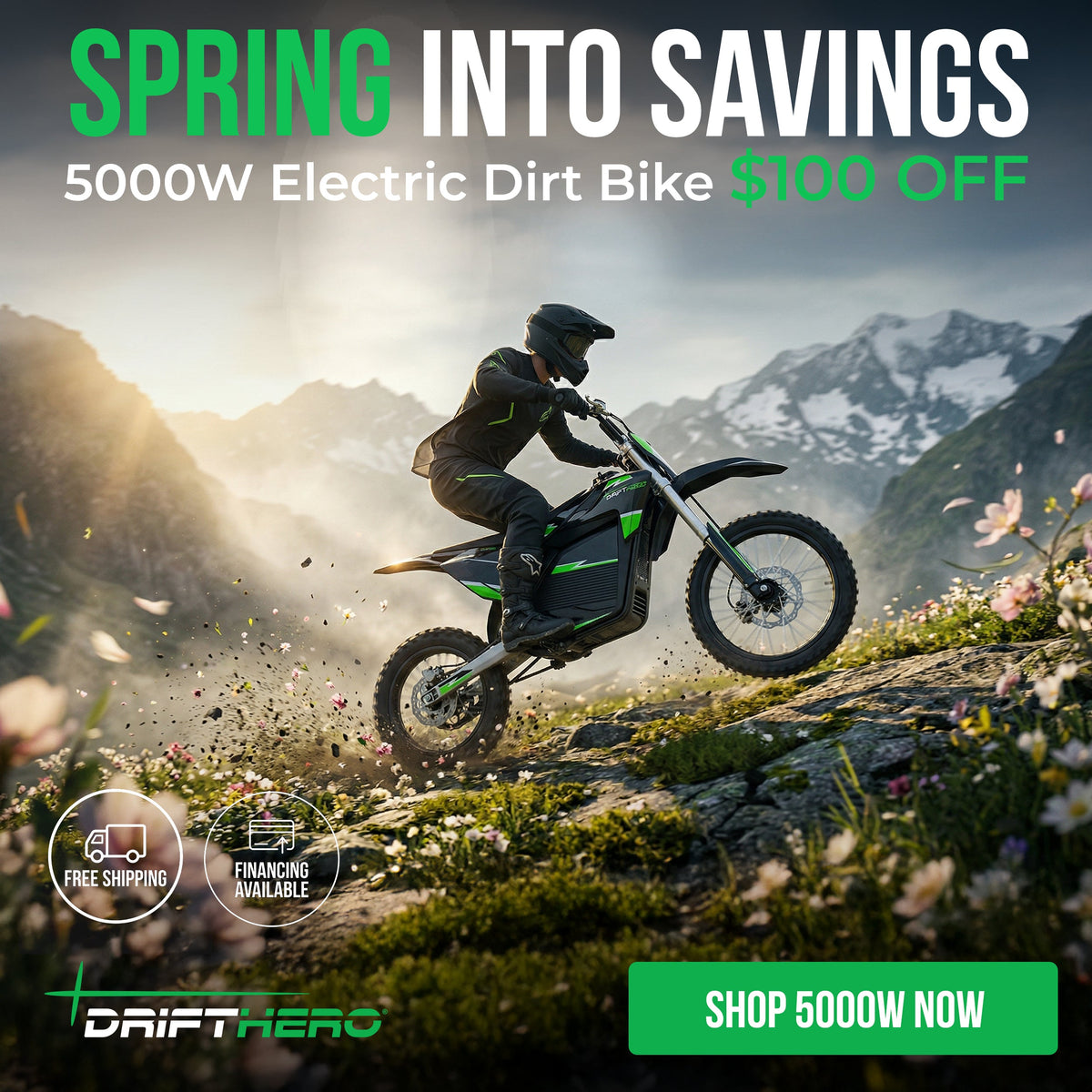 Drift Hero 5000W Electric Dirt Bike