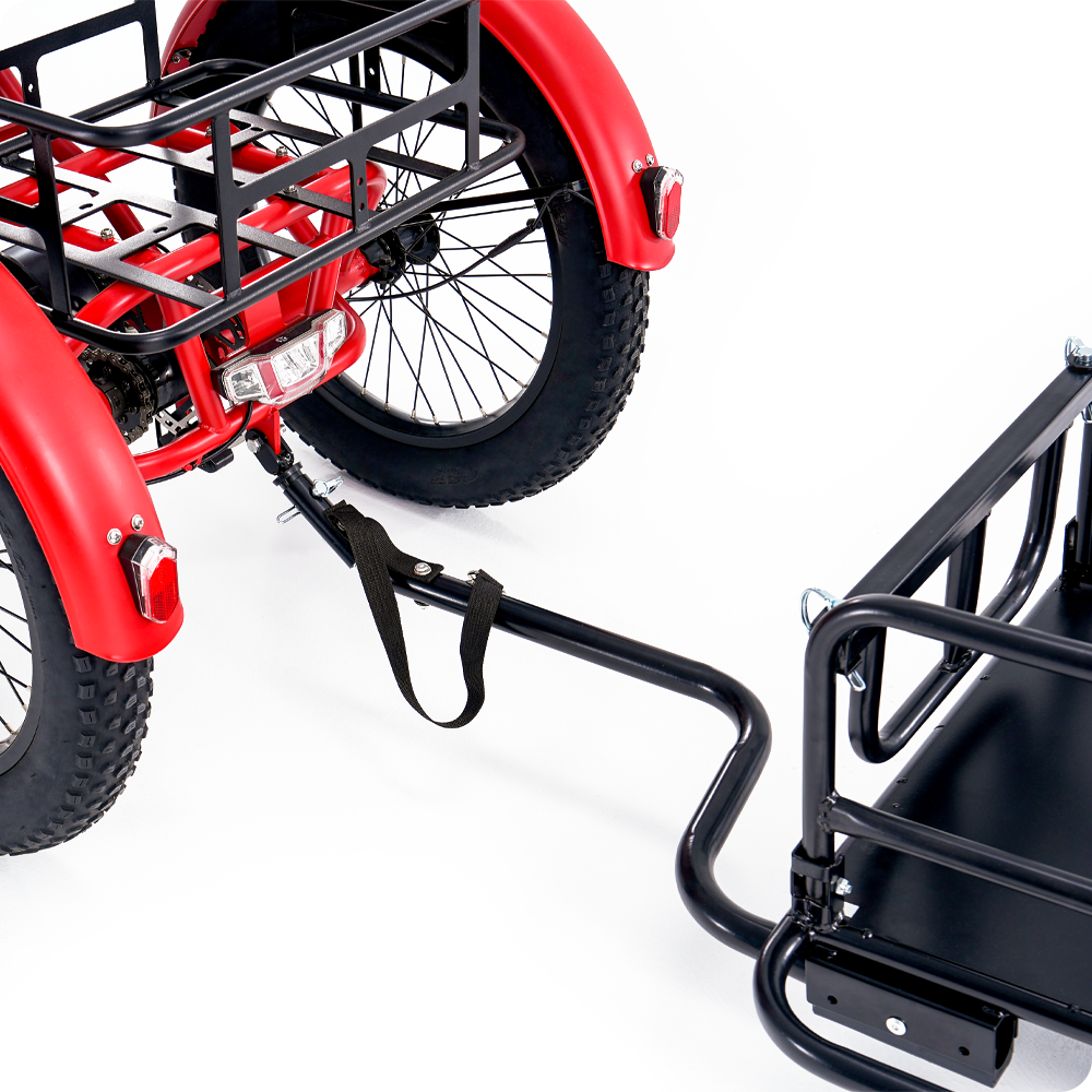 Pendant for children's tricycle with storage for ultimate transport fun