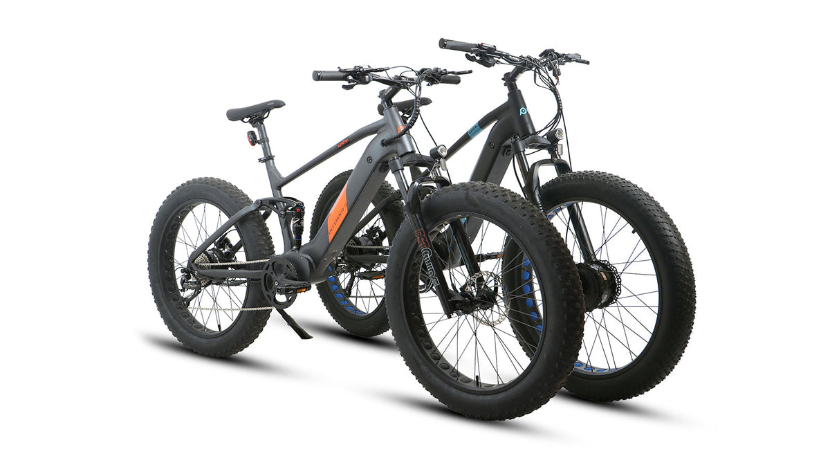 2 x EUNORAU DEFENDER-S 48V/14Ah 1500W AWD Electric Mountain Bike