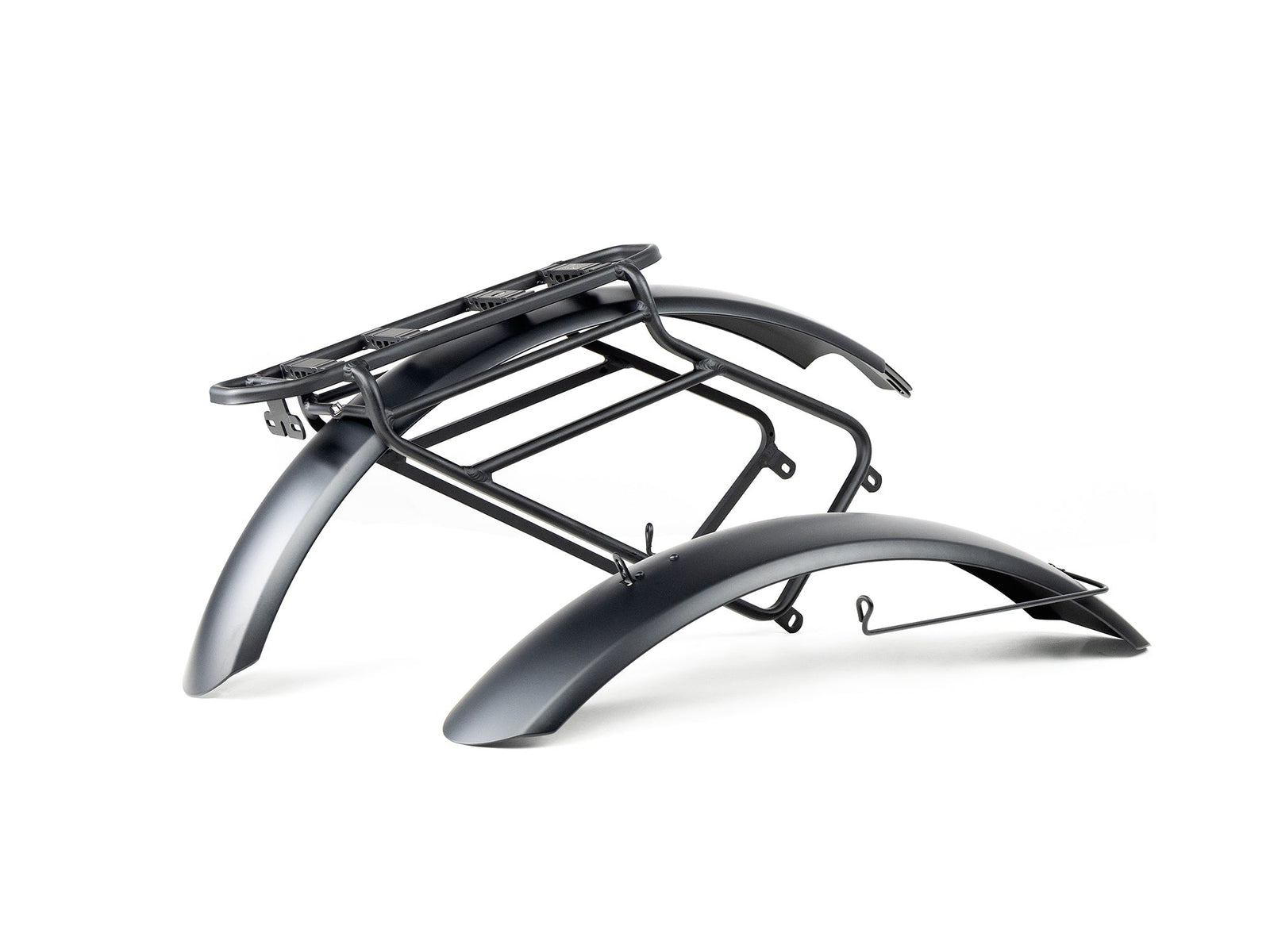 Velowave Rear Rack and Fender Set for the High-Performance Brawny XM Mountain Electric Bike