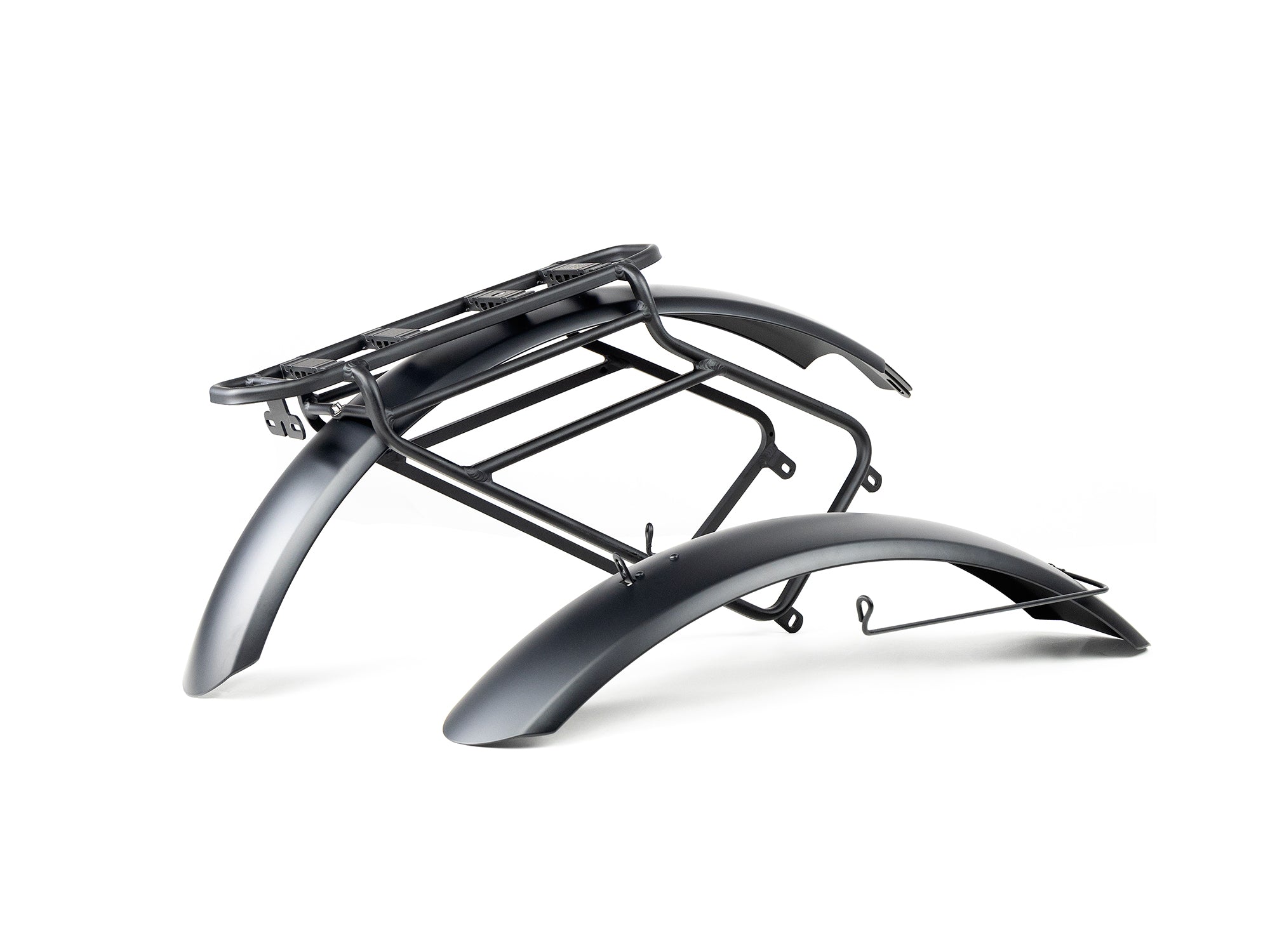 Velowave Rear Rack and Fender Set for the High-Performance Brawny XM Mountain Electric Bike