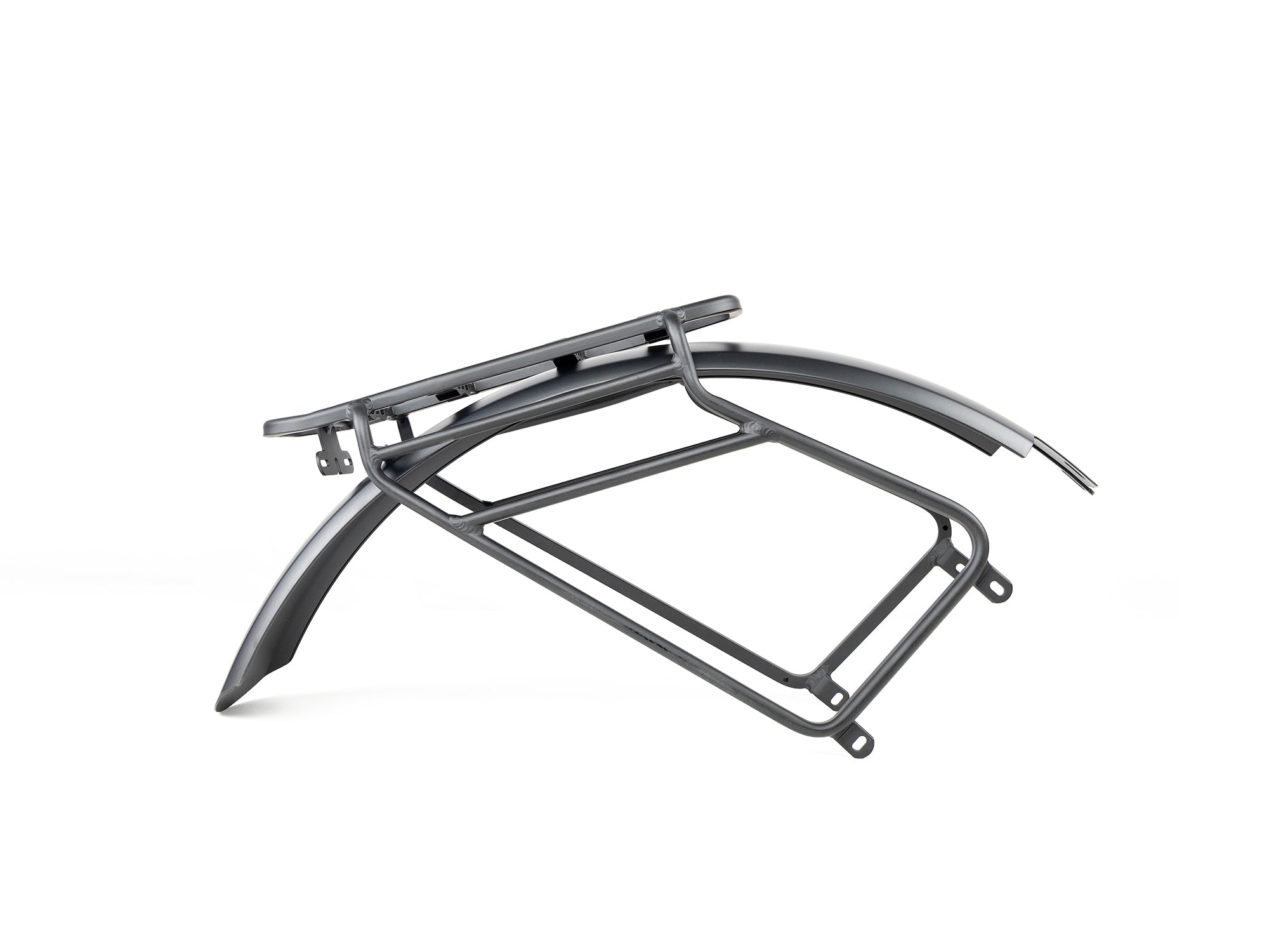 Velowave Rear Rack and Fender Set for the High-Performance Brawny XM Mountain Electric Bike