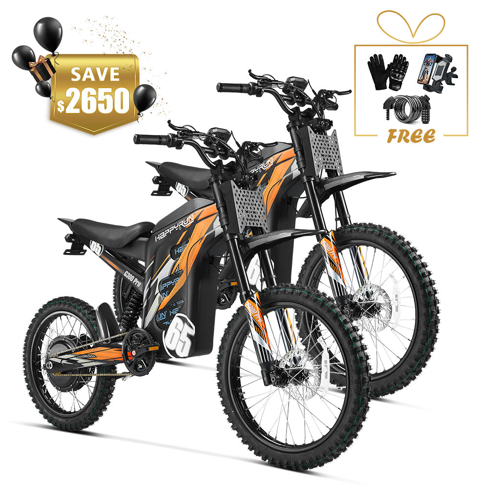 Special HappyRun Dirt Bike G300 Pro Combo Offer for an exceptional riding experience