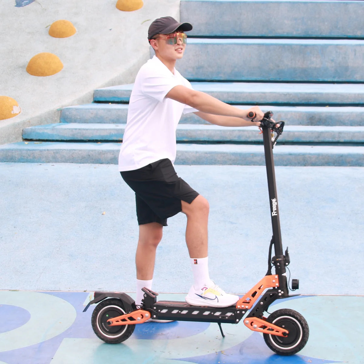 Freego C10 Pro Landtiger Double system Folding Electric Scooter