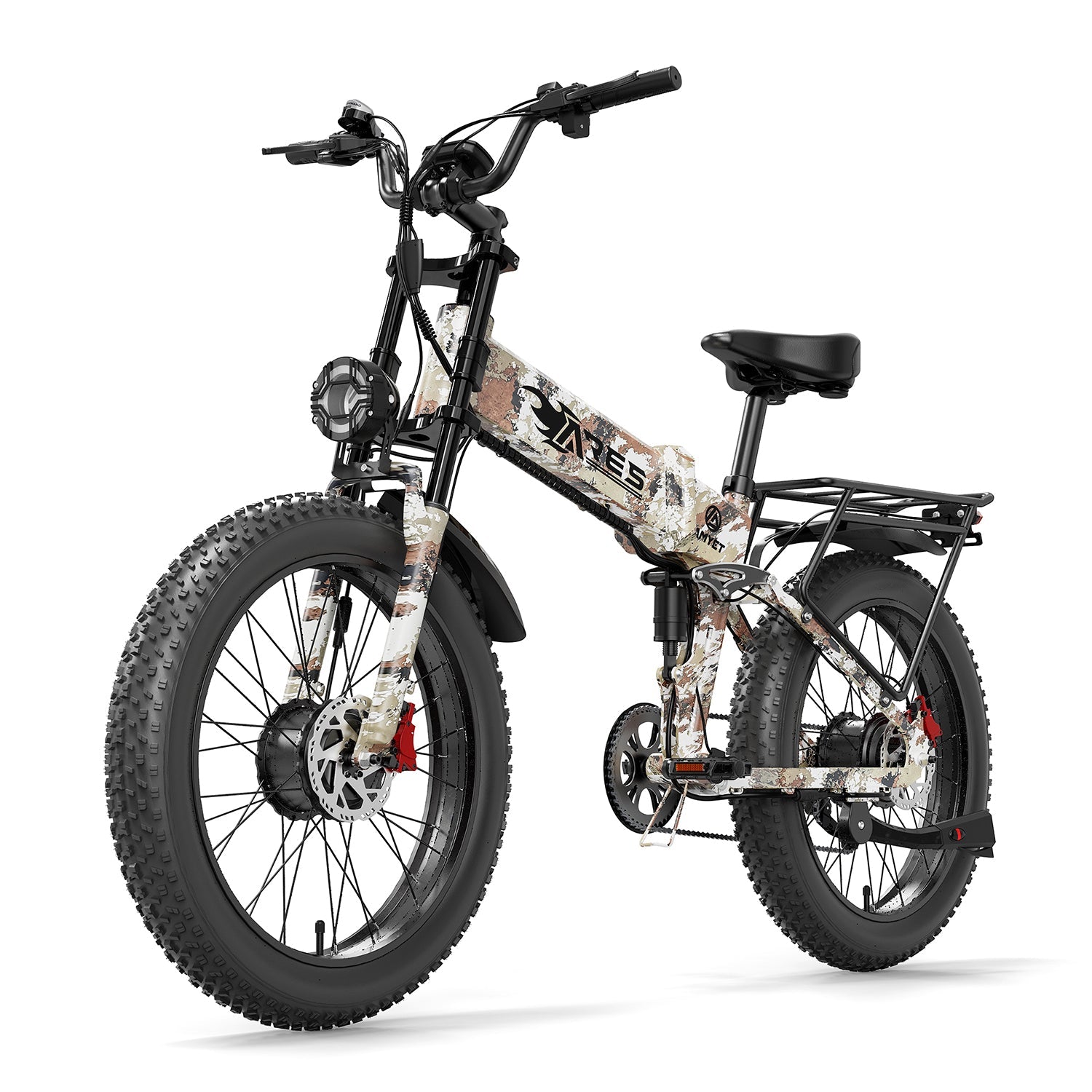 AMYET Ares Folding All-Terrain Electric Bicycle - Camouflage Edition