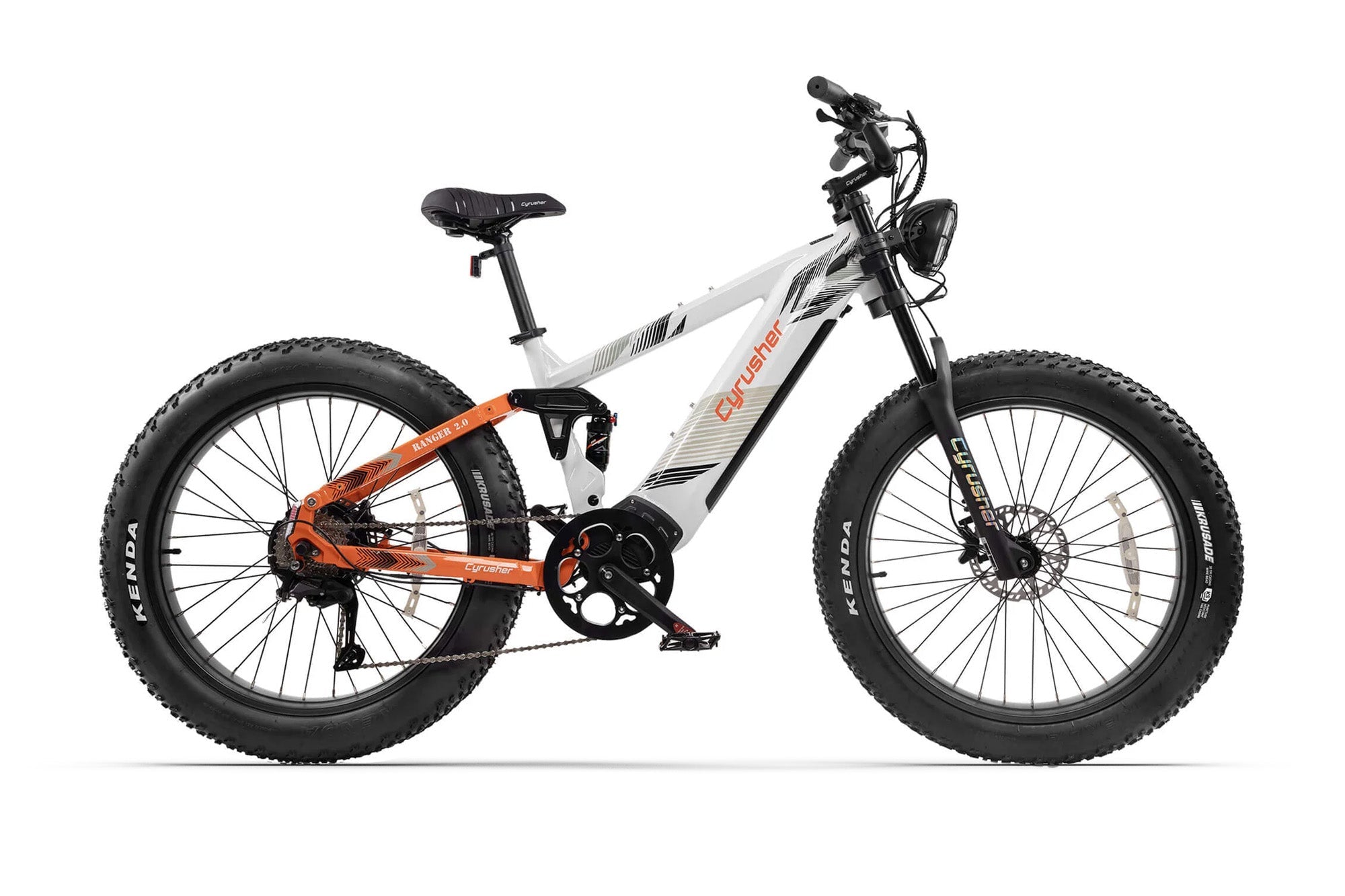 Cyrusher Ranger 2.0 Step-Over Full-Suspension Electric Bike