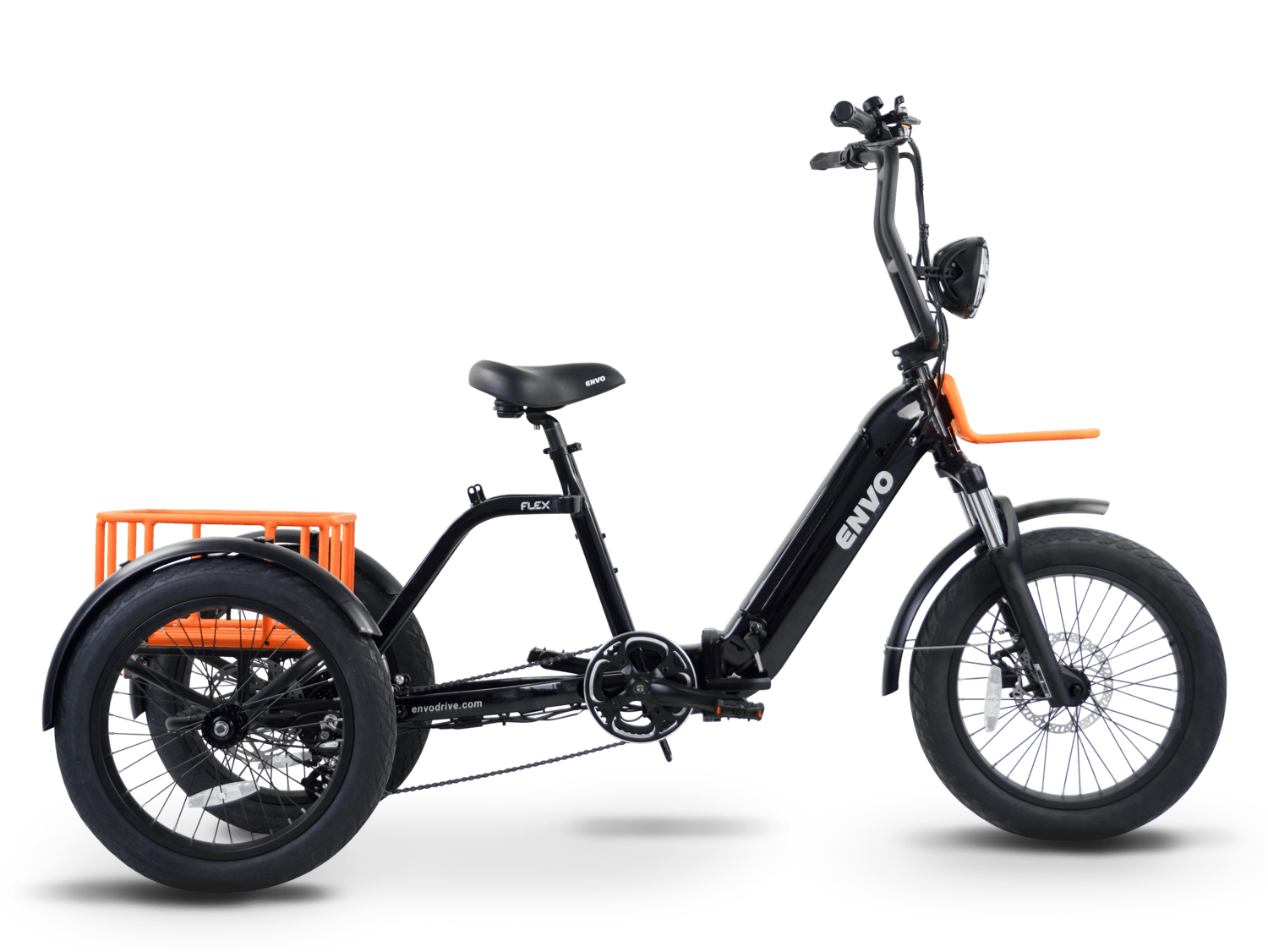 Flex Trike | ENVO Electric Adult Tricycle with Fat-Trekking Tires
