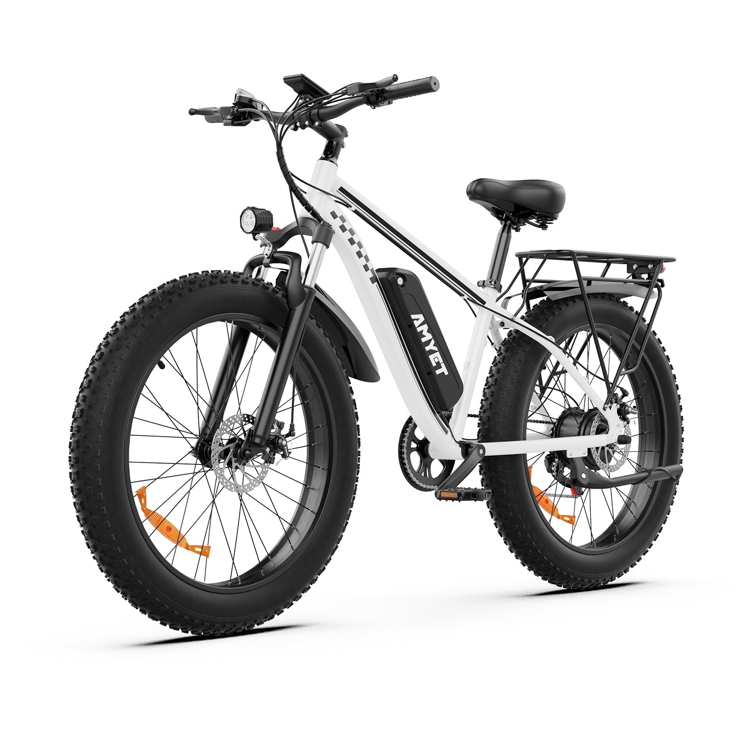 AMYET EB26 1000W Electric Bicycle - Elegant White for Stylish Riding Enjoyment