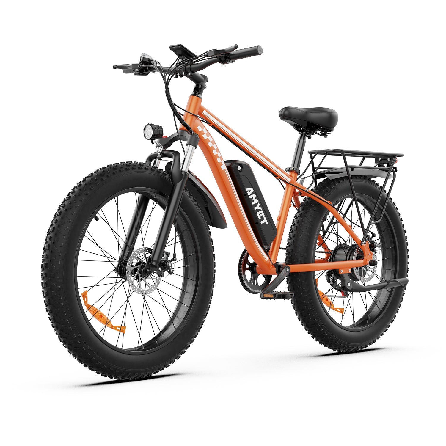AMYET EB26 1000W Electric Bicycle - Vibrant Orange Edition