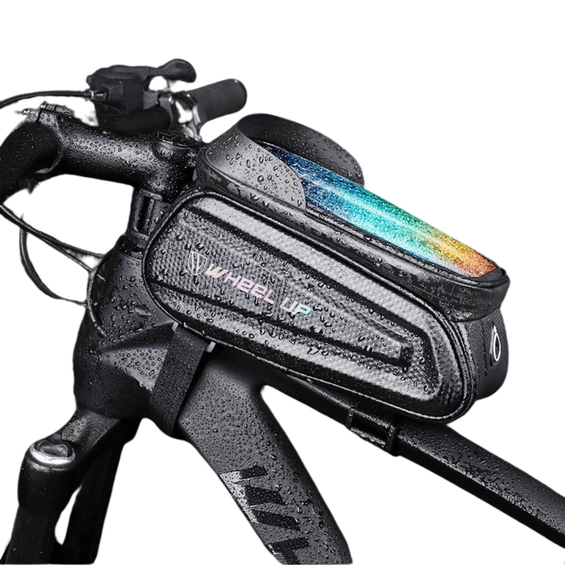 Waterproof Hard Shell Aluminum Alloy Bicycle Frame Bag