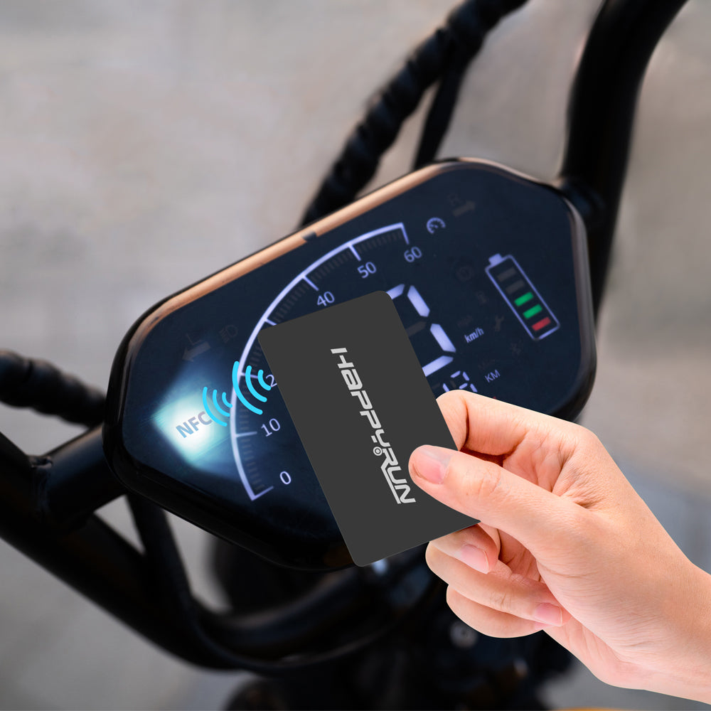 LCD Display Screen for Electric Bicycle with NFC Unlock Card