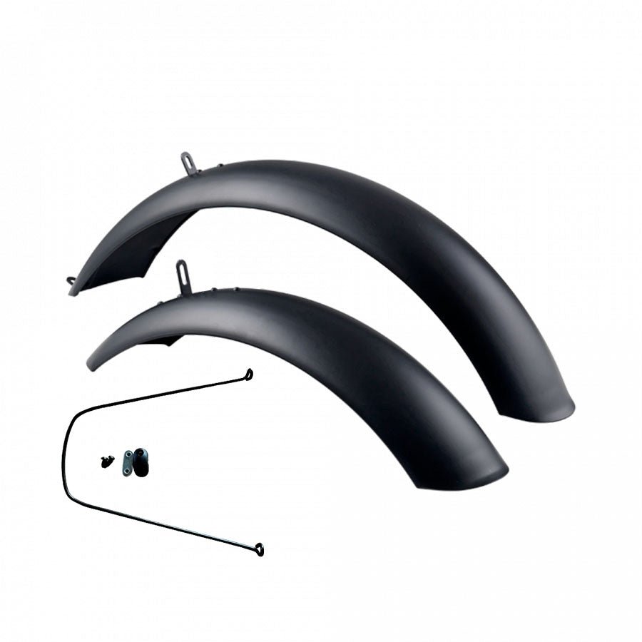 Steel protective cover for 20-inch fat-tire electric bicycle