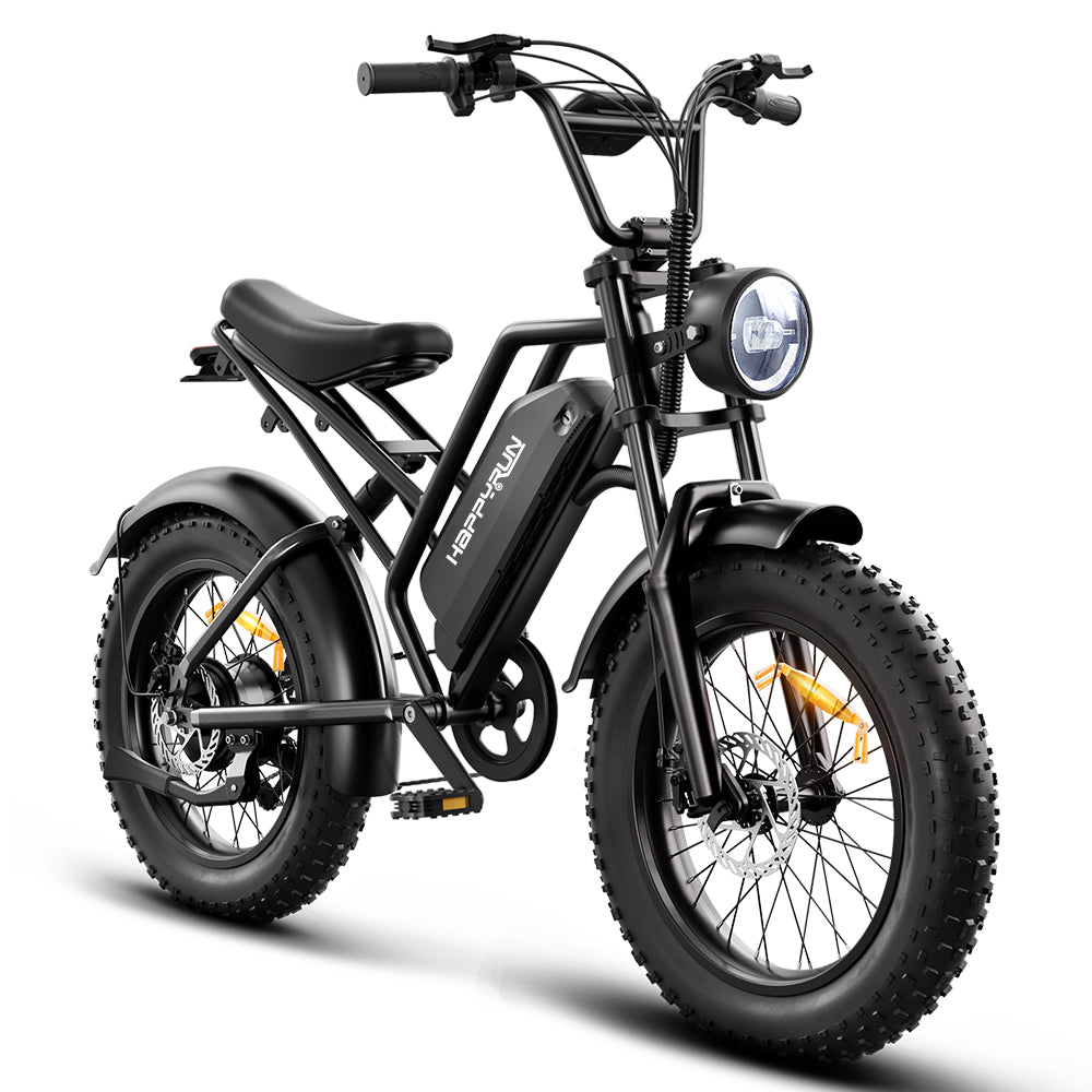 Electric All-Terrain Cargo Motorcycle Black - Urban Electric Bicycles Tank G50 for Sale