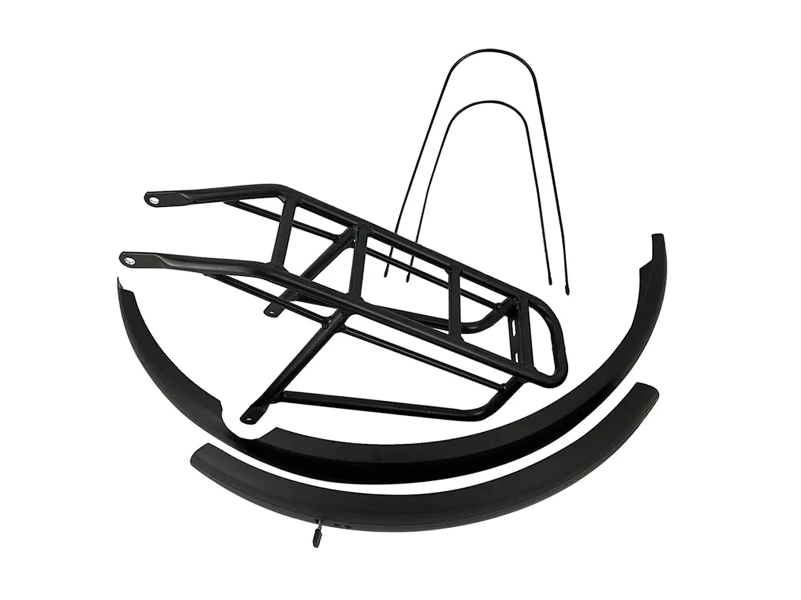 Rear rack and mudguard kit for Ghost electric bicycle