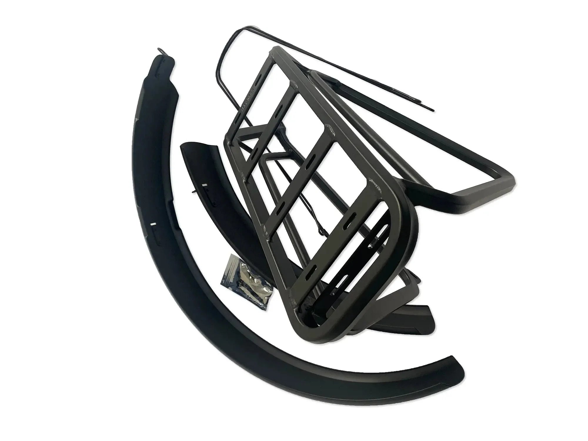 Rear rack and fender kit compatible with Grace Step Thru electric bicycle