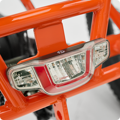 Rear brake light for the TK1 folding bike