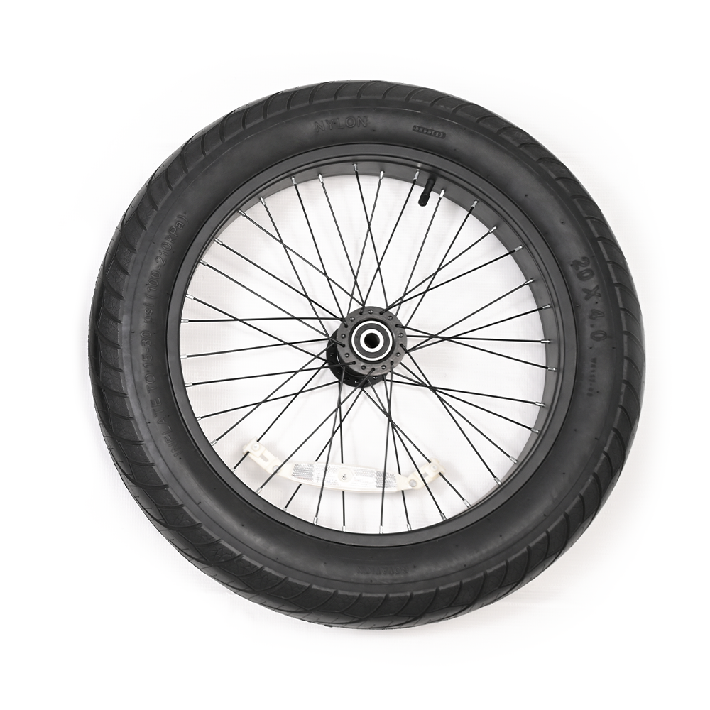 Left Rear Wheel Compatible with TK1 Fat Tire for Stable and Comfortable Riding