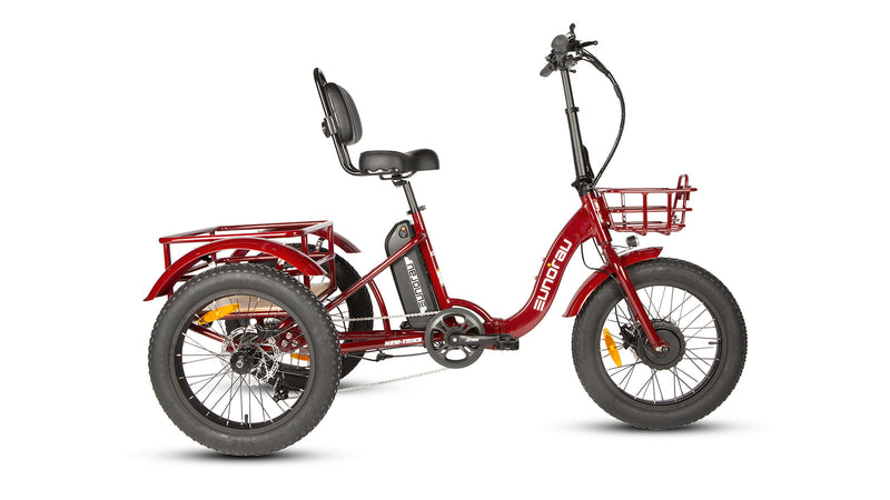 EUNORAU NEW-TRIKE 48V/12.5Ah 500W Step-Thru Folding Electric Trike