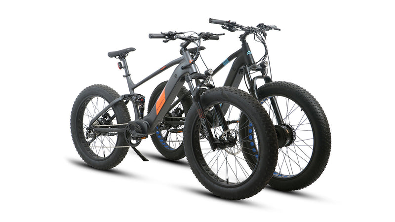 2 x EUNORAU DEFENDER-S 48V/14Ah 1500W AWD Electric Mountain Bike