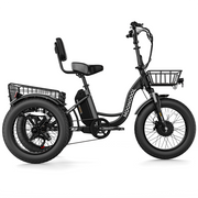 Electric tricycle with wide tires TK1