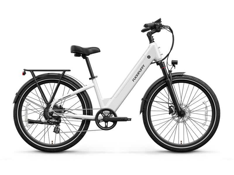 Puckipuppy Poodle Pro Step-Thru Commuter Electric Bike