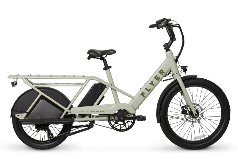 Ultimate Flyer Electric LongTail Cargo Bicycle - Reach Speeds Up to 20mph!