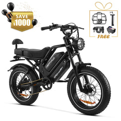 2025 HappyRun G70 2000W Double Battery Fast Electric Cargo Bike For Sale