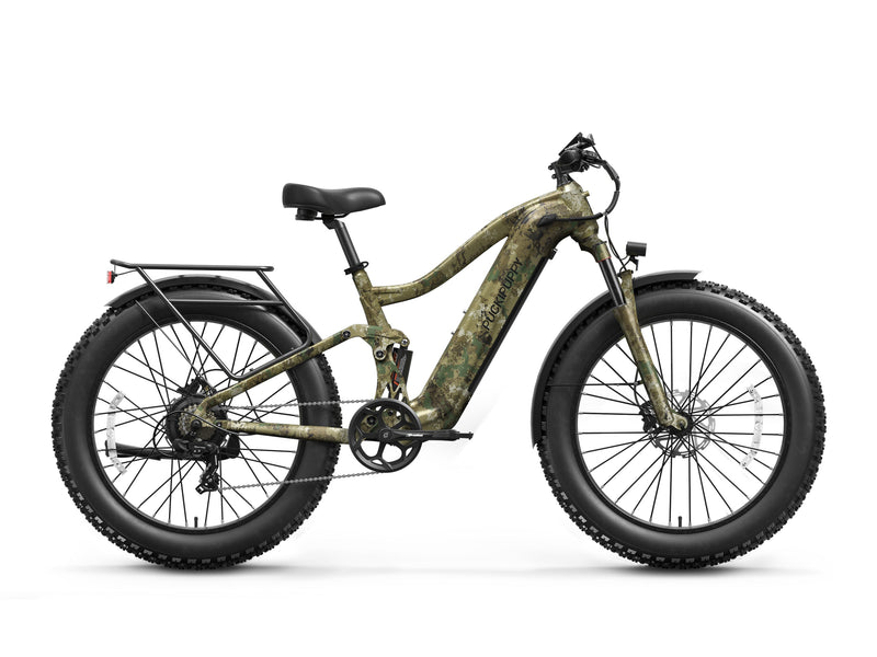 Puckipuppy Boxer Full Suspension Fat Tire Electric Bike