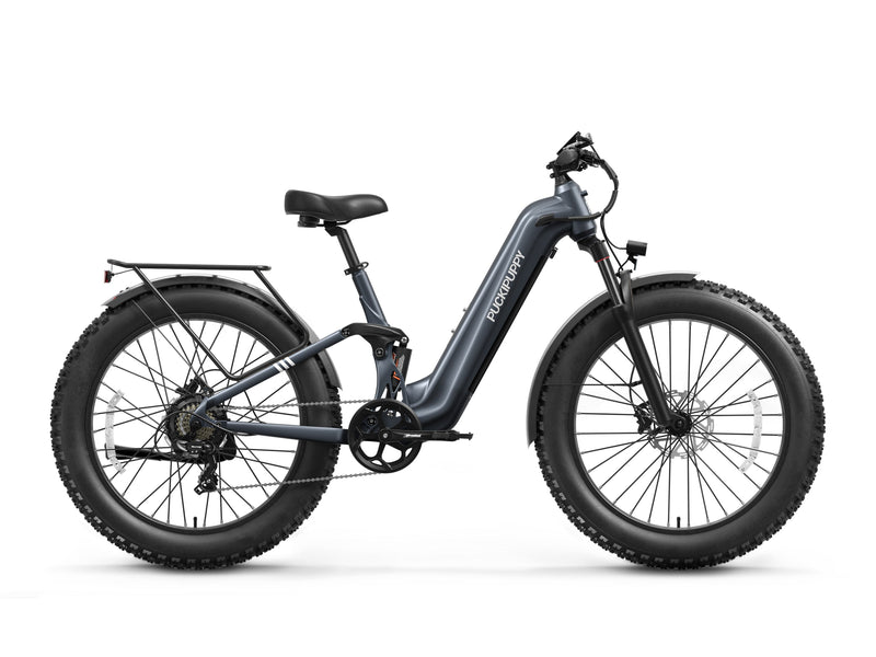 Puckipuppy Boxer ST Step-Thru Full Suspension Fat Tire E-Bike