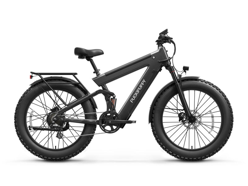 Puckipuppy Bulldog Pro Dual-Battery Hunting Fat Tire E-Bike