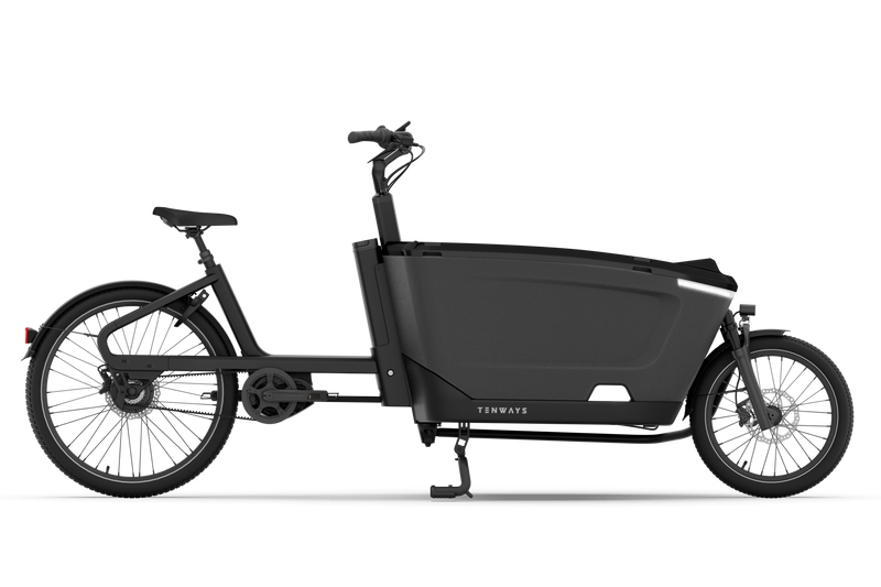 TENWAYS CARGO ONE: High-Speed Electric Cargo Bakfiets Bike – Reach Speeds Up to 20mph!