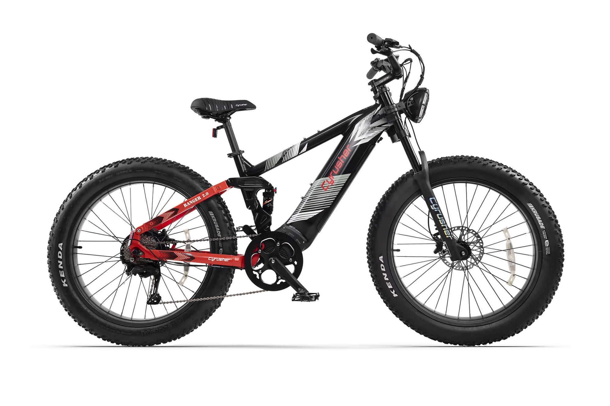 Cyrusher Ranger 2.0 Step-Over Full-Suspension Electric Bike