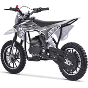 MotoTec Demon 40cc 4-Stroke Kids Gas Dirt Bike White