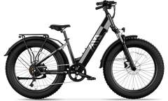 TST® Dreamer 26" Step-Thru Fat Tire Electric Bike