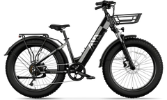 TST® Dreamer 26" Step-Thru Fat Tire Electric Bike