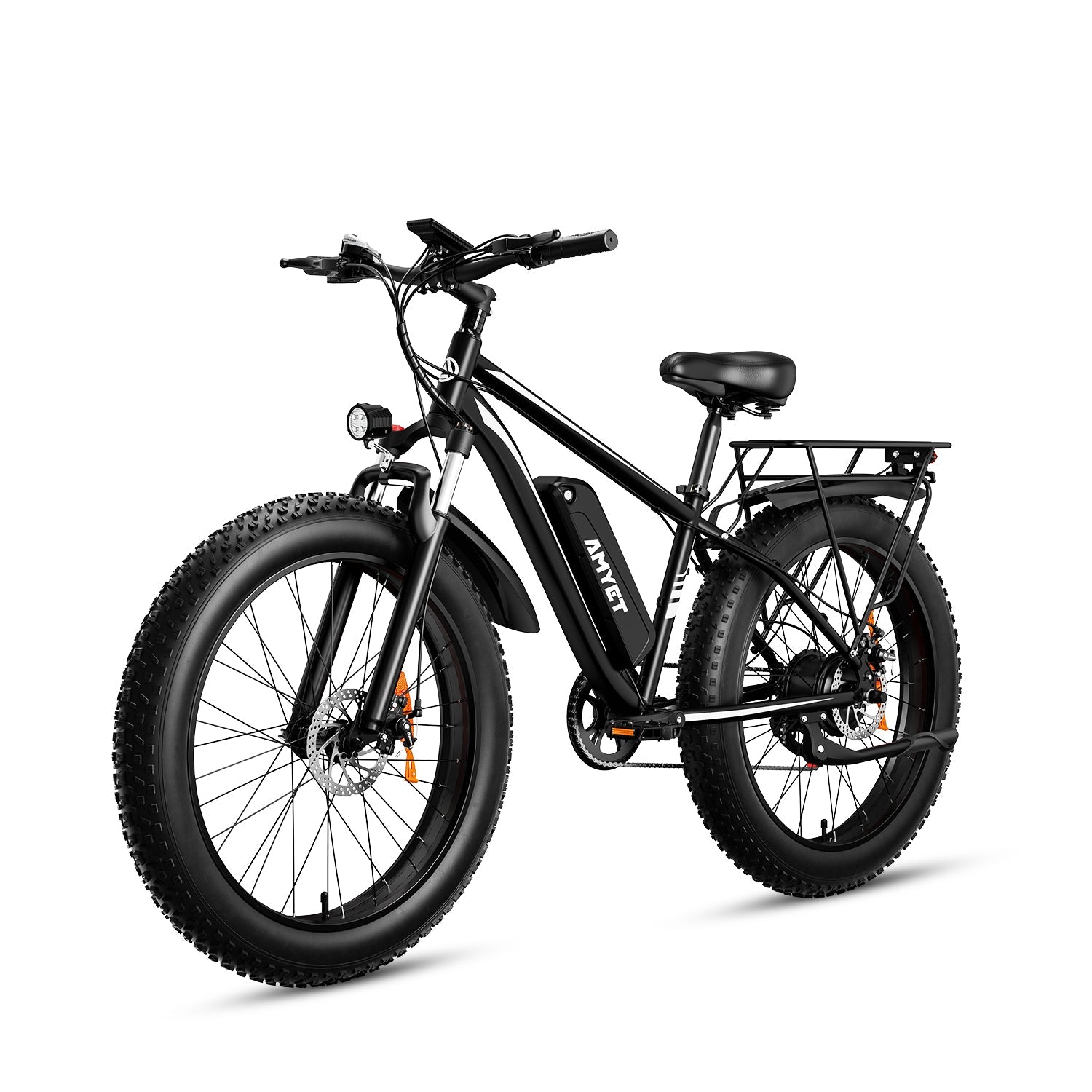 AMYET EB26 1000W Electric Bike - Rugged Black Design
