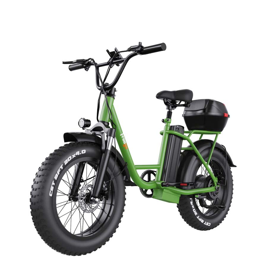 Freego FB-20X Step-Through Fat Tire Electric Bicycle for Adventure and Commuting
