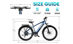 TST® Flyer 27.5" Commuter Convenience Electric Bike