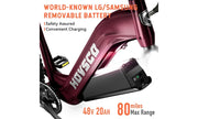 HOVSCO™ HovAlpha 26" Step-Thru Fat Tire Ebike