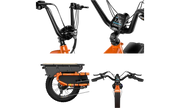 HOVSCO™ HovCart 20“ Step-Thru Electric Fat Tire Cargo Bike