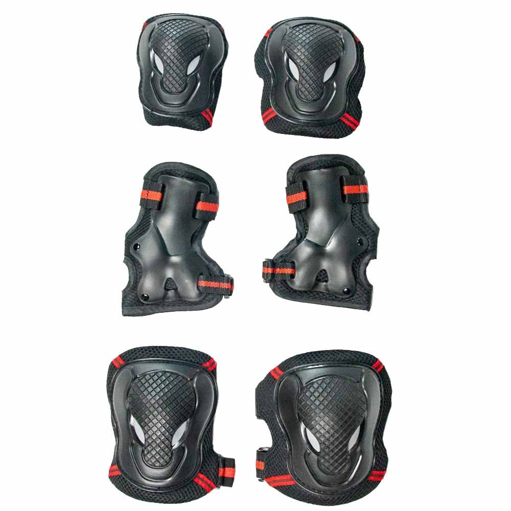 6-Piece Cycling and Scooter Protection Set: Knee and Elbow Pads for Outdoor Sports
