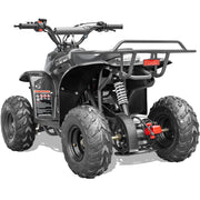 MotoTec Rex 110cc 4-Stroke Kids Gas ATV Black