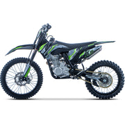 MotoTec X5 250cc 4-Stroke Gas Dirt Bike Black