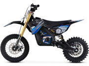 MotoTec 36v Pro Electric Dirt Bike 1200w Lithium Blue