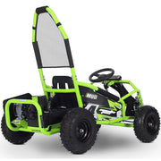 MotoTec Mud Monster Kids Electric 48v 1000w Go Kart Full Suspension Green