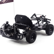 MotoTec Sandman Kids Gas Powered 52cc Go Kart Black