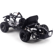 MotoTec Sandman Kids Gas Powered 52cc Go Kart Black