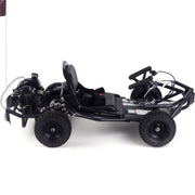 MotoTec Sandman Kids Gas Powered 52cc Go Kart Black