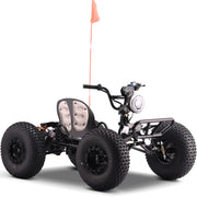 MotoTec Vibe 48v 3000w Electric Go Kart Full Suspension Black
